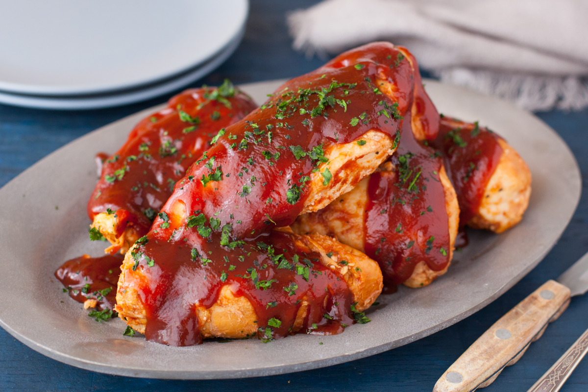 Sweet Baby Ray's Crockpot Chicken