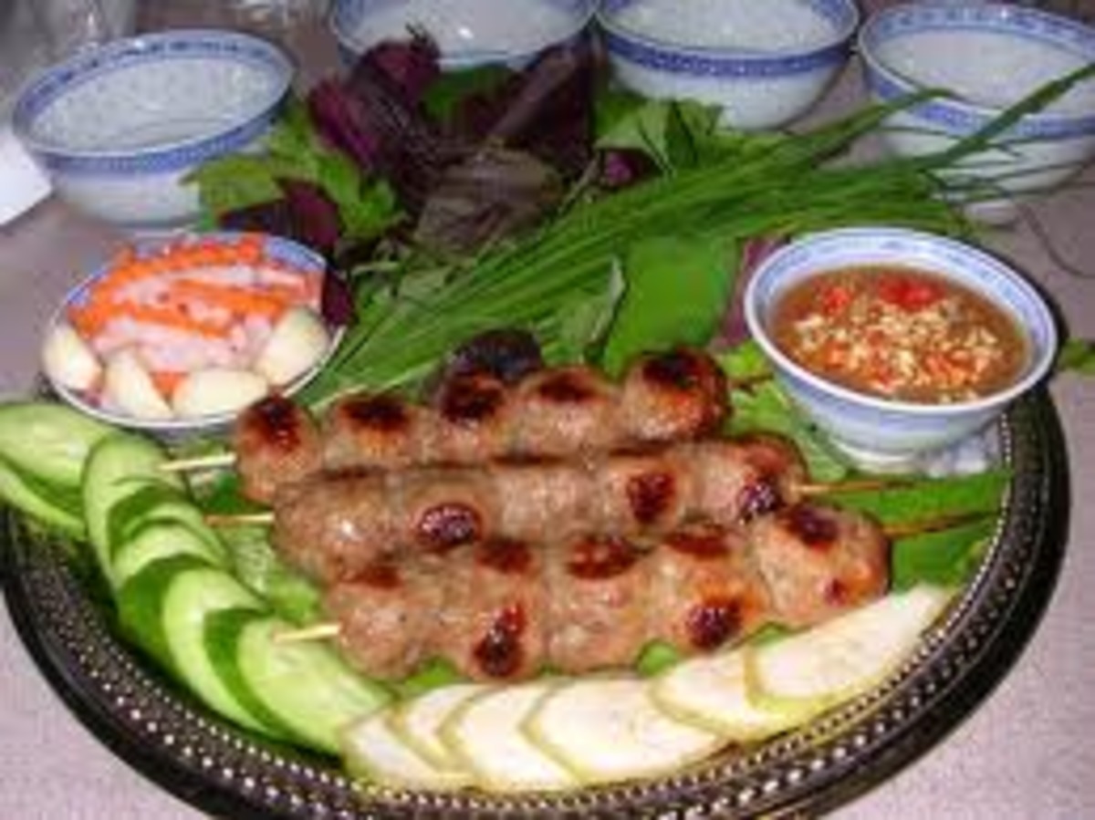 Nem Nuong (Vietnamese Grilled Pork Patties) image