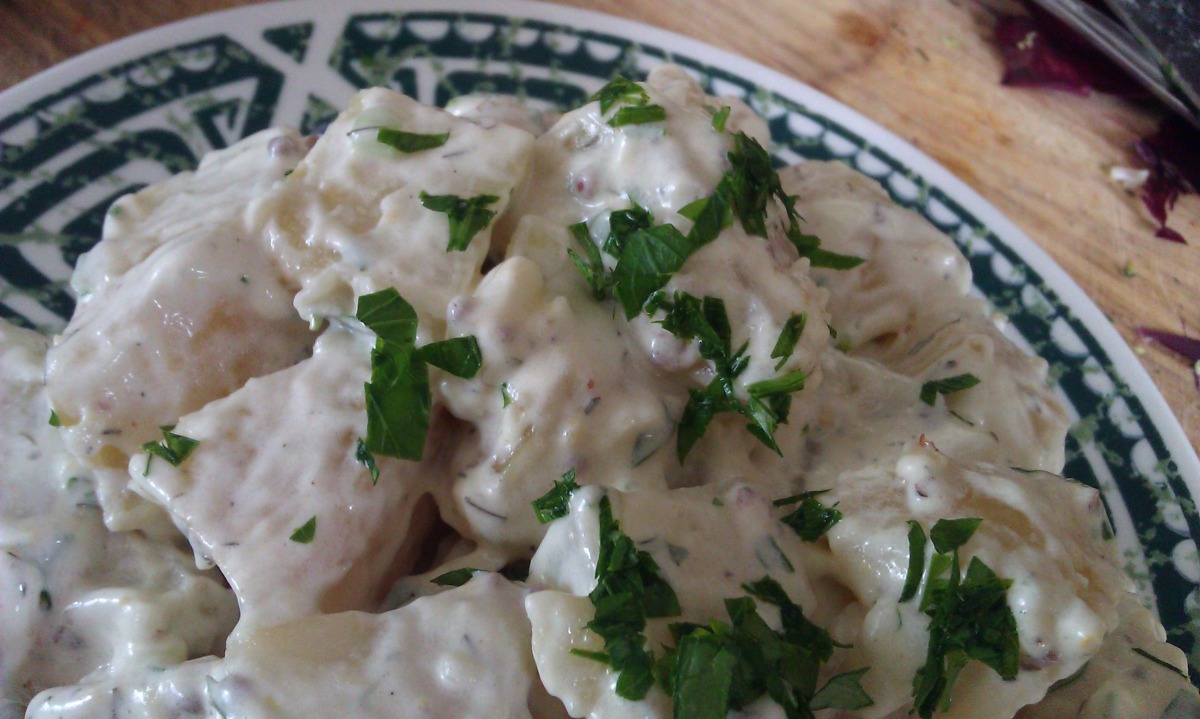 Creamy Potato Salad With Herbs image