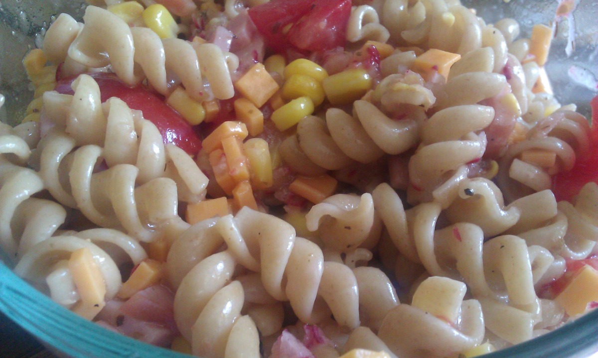Ham And Cheese Pasta Salad Recipe Food Com