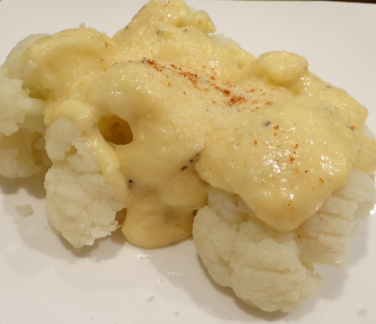 Roasted Cauliflower With Cheddar Cheese Sauce Recipes