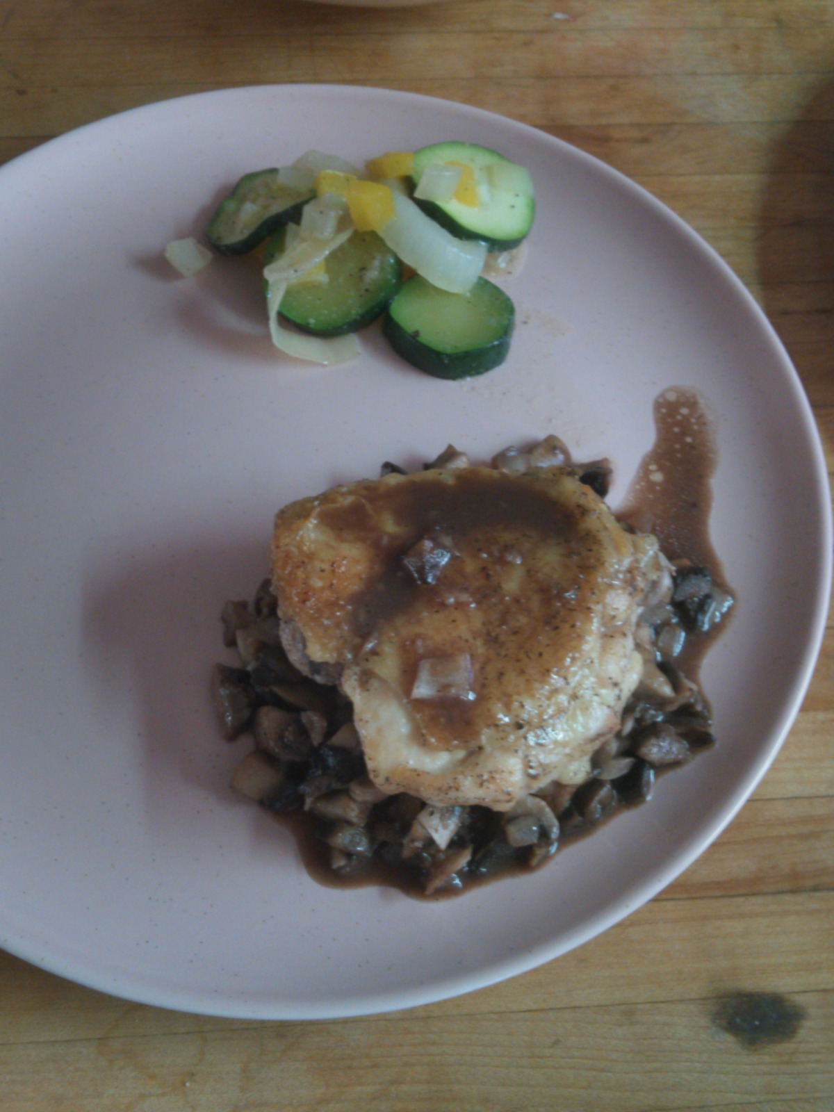 Jacques Pepins Chicken Thighs