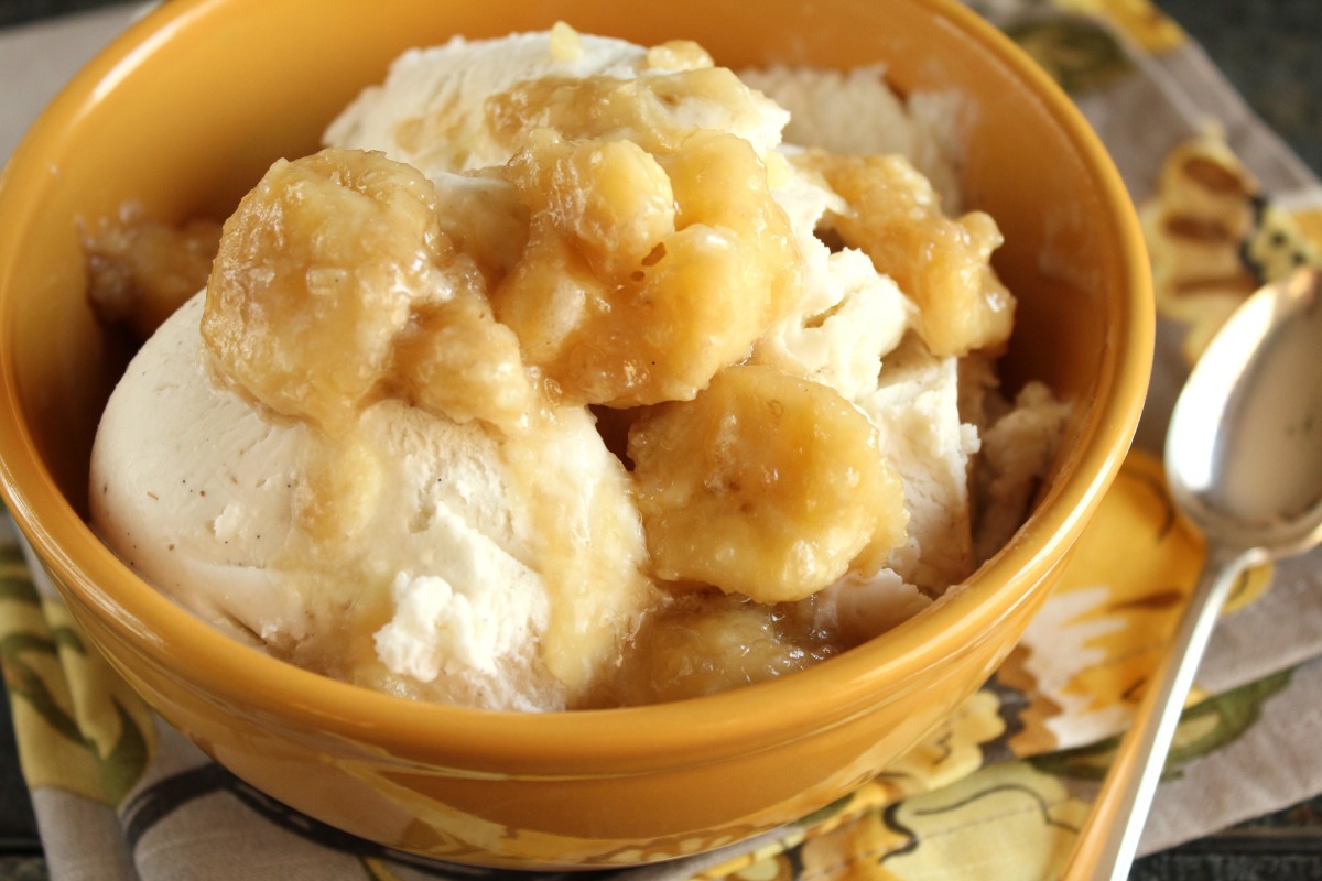 Crock Pot Bananas Foster