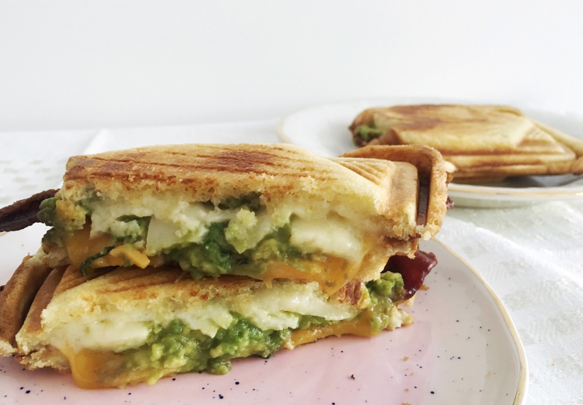 Bacon Guacamole Grilled Cheese Sandwich