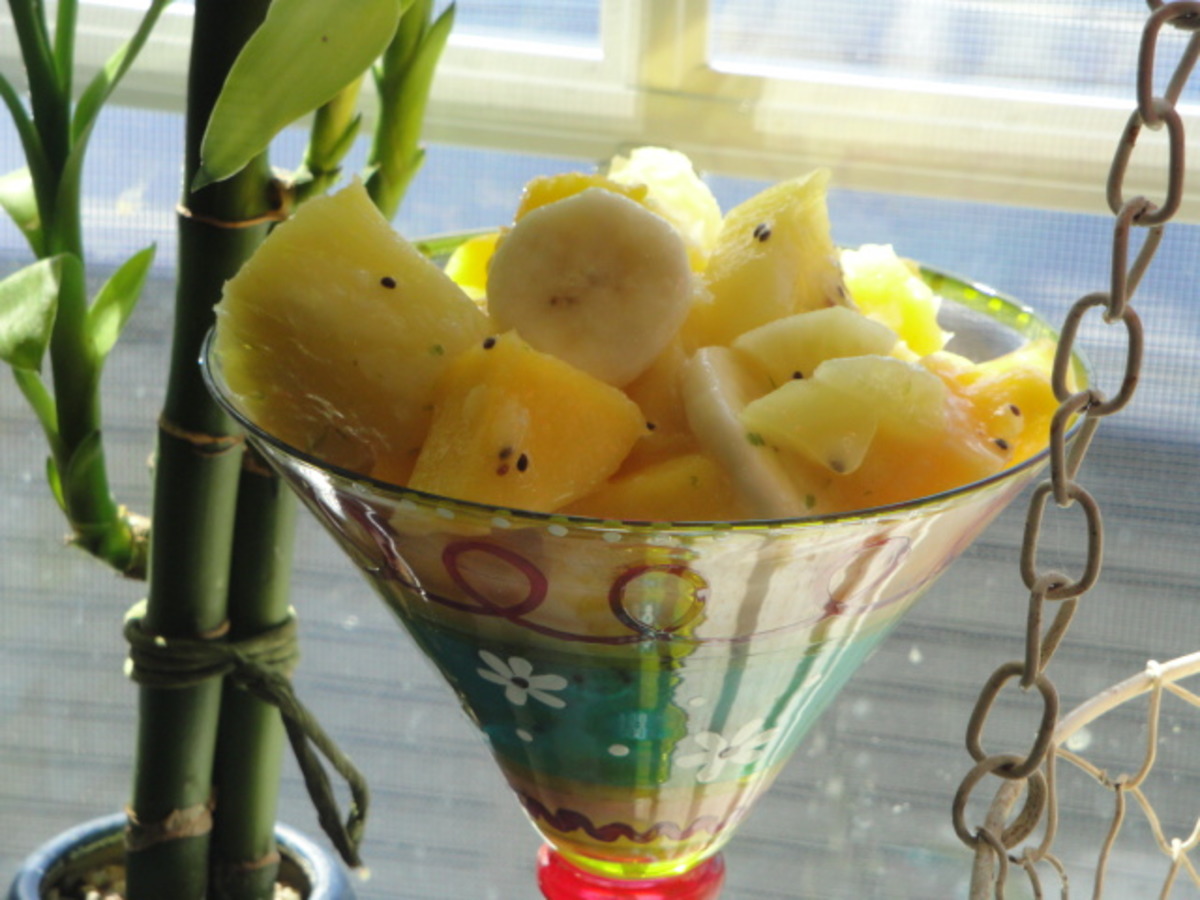 Yellow Fruit Salad-image