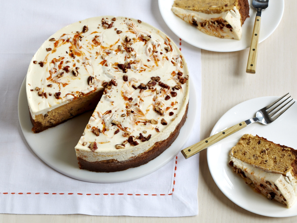 Pumpkin Pecan Cheesecake image