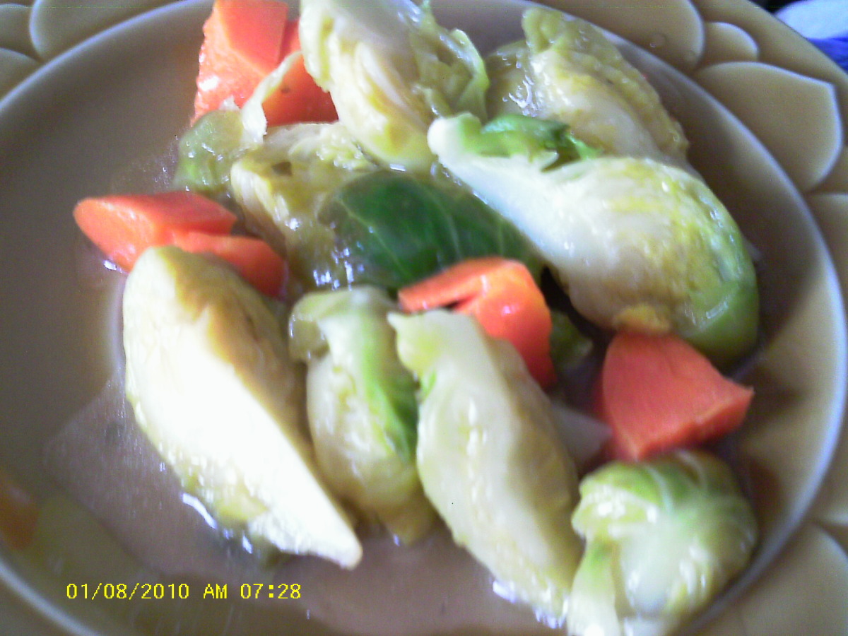 Brussel Sprouts With Lemon Sauce