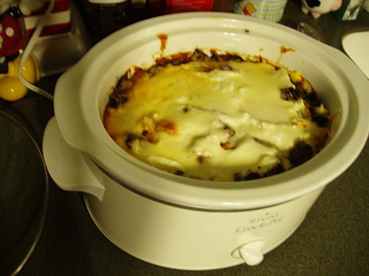 Cheesy Crockpot Lasagna Recipe Food com