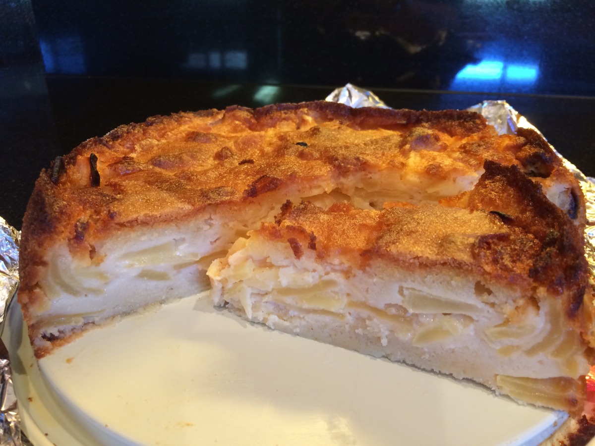 French Apple-Custard Pie Recipe