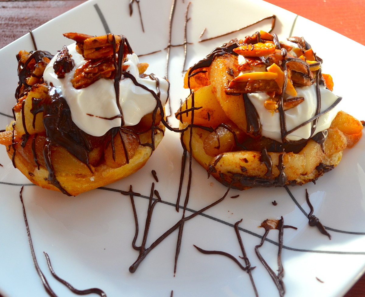 Biscuits With Roasted Pears and Almonds #RSC