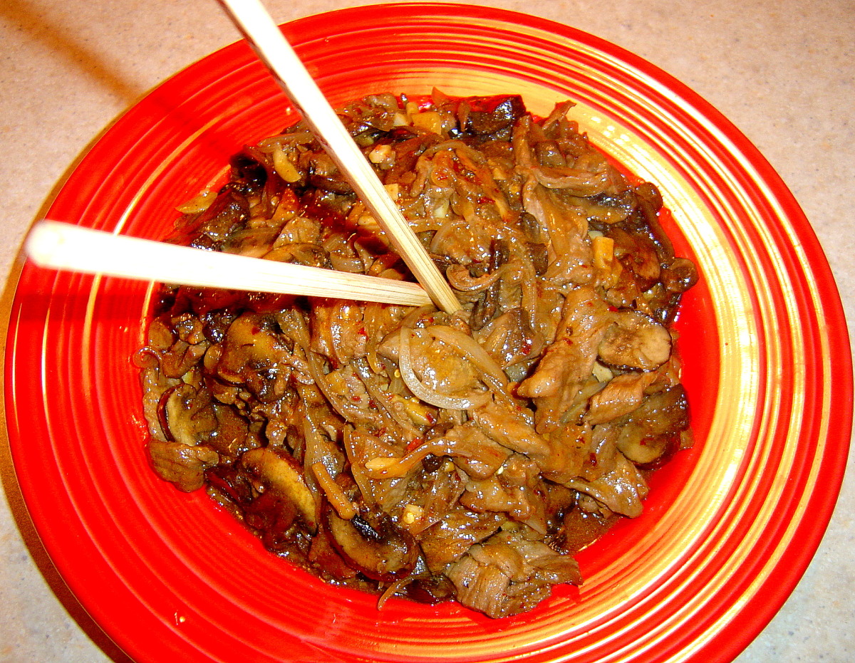 Szechuan Steak and Mushroom Stir-Fry