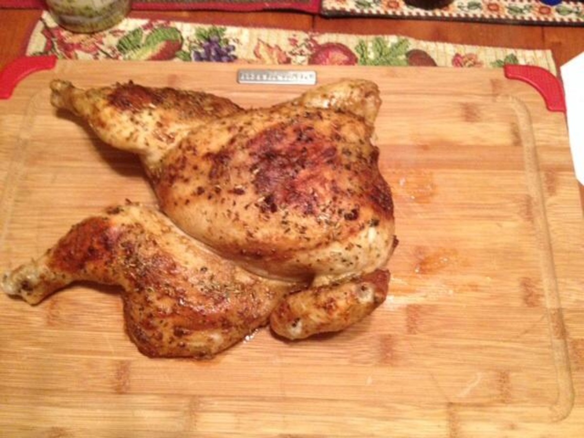 Quick Roasted Chicken With Mustard And Garlic Jacques Style Recipe Food Com