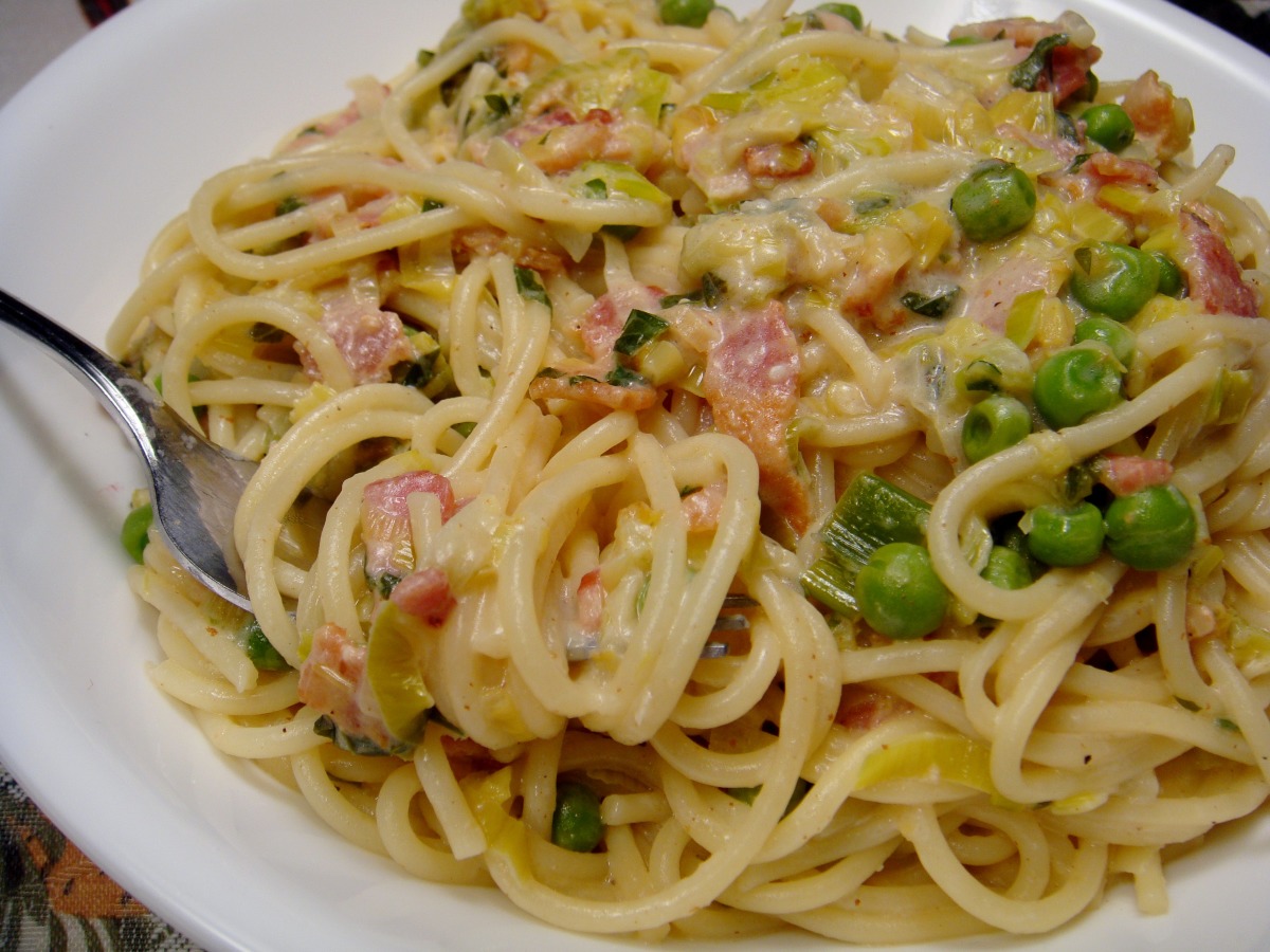 Leeks and Spaghetti_image