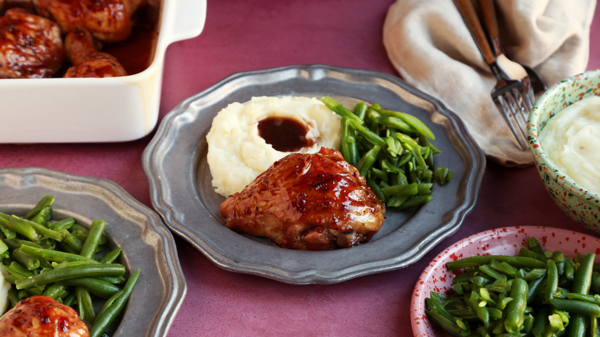 Baked Chicken with Special Raspberry Sauce