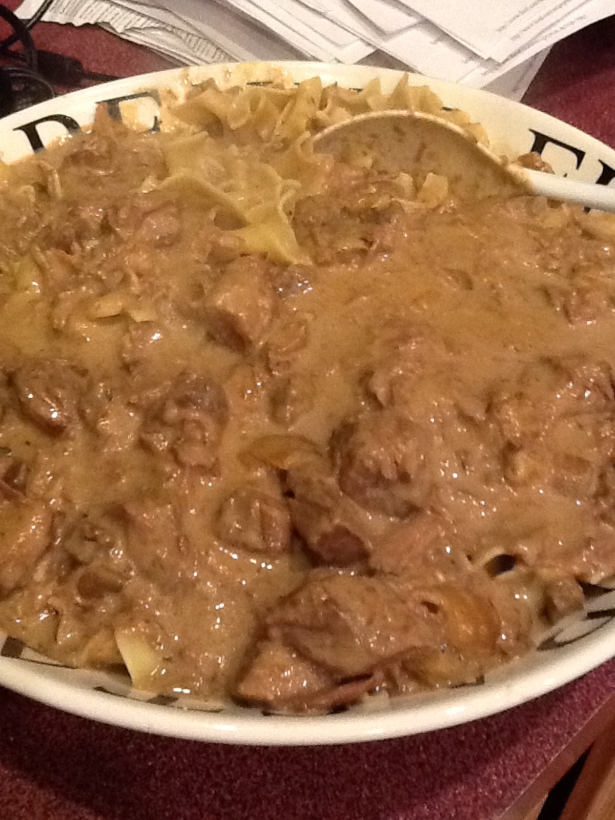 Paula Deen's Slow Cooker Beef Stroganoff Recipe
