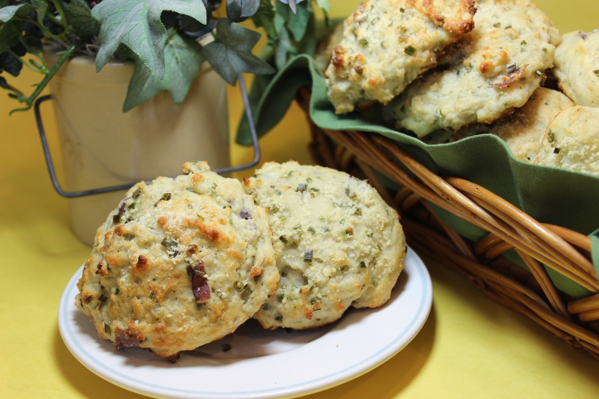 Red Potato Parmesan and Chive Drop Biscuits #RSC image