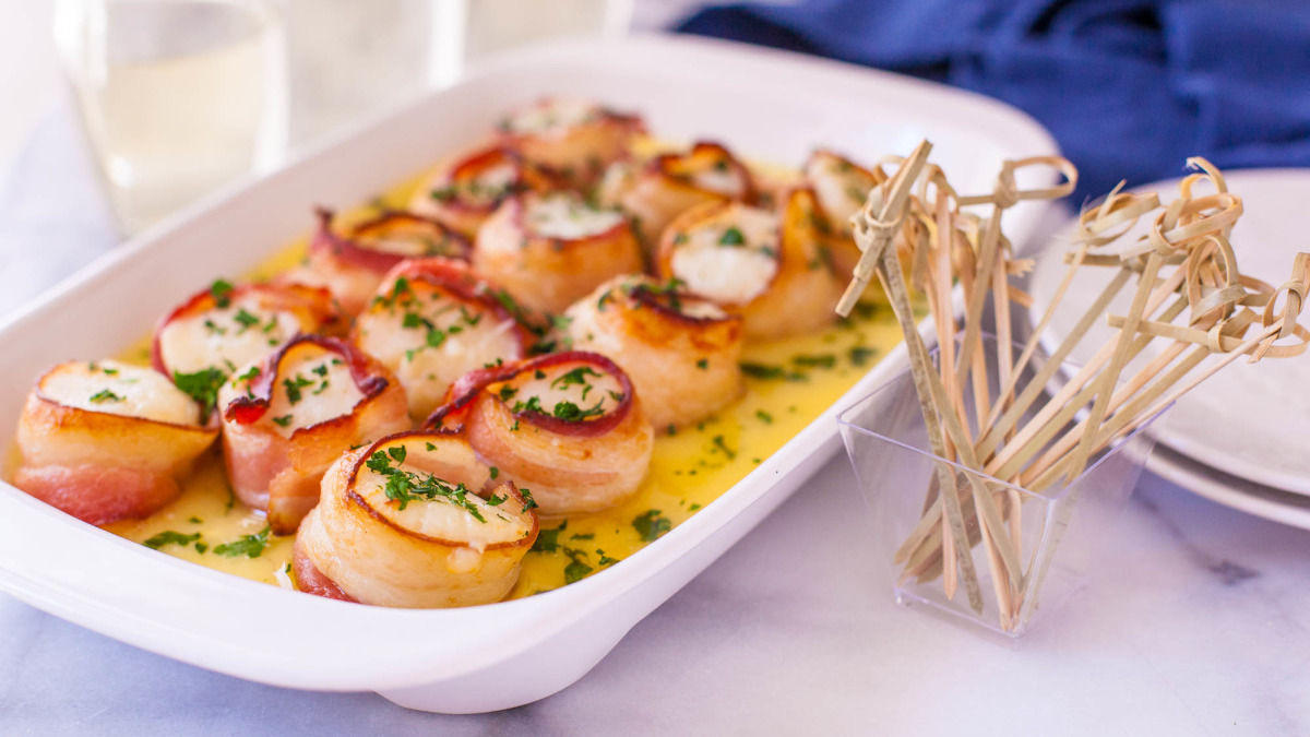 Bacon Wrapped Scallops_image