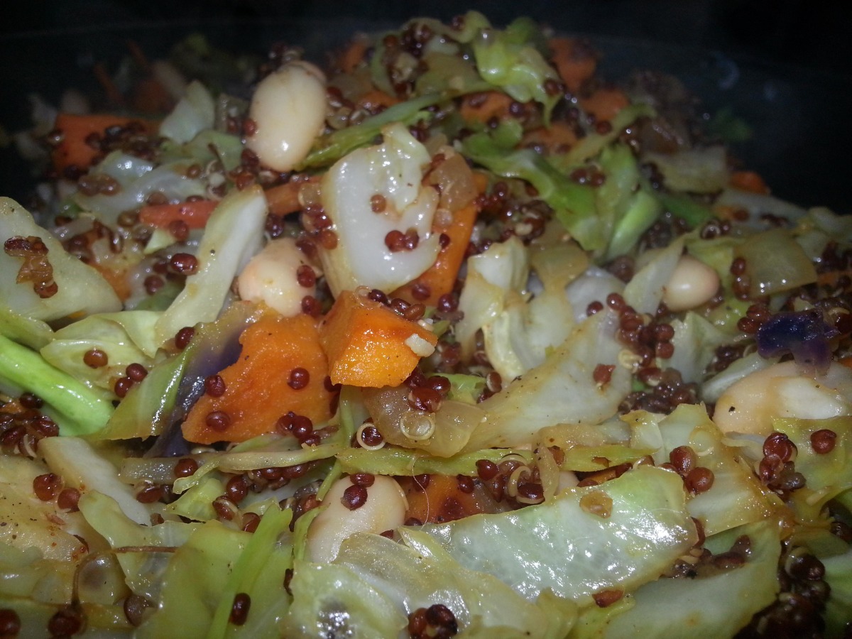 Quinoa Cabbage And Sweet Potato Recipe Food Com There are many sweet potato casserole recipes floating out. quinoa cabbage and sweet potato