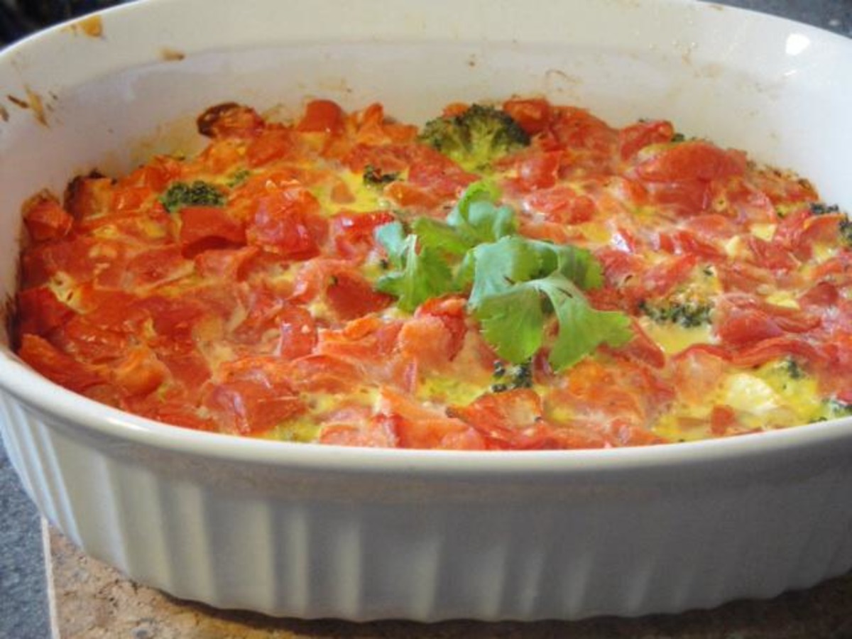 Baked Vegetable Omelet_image