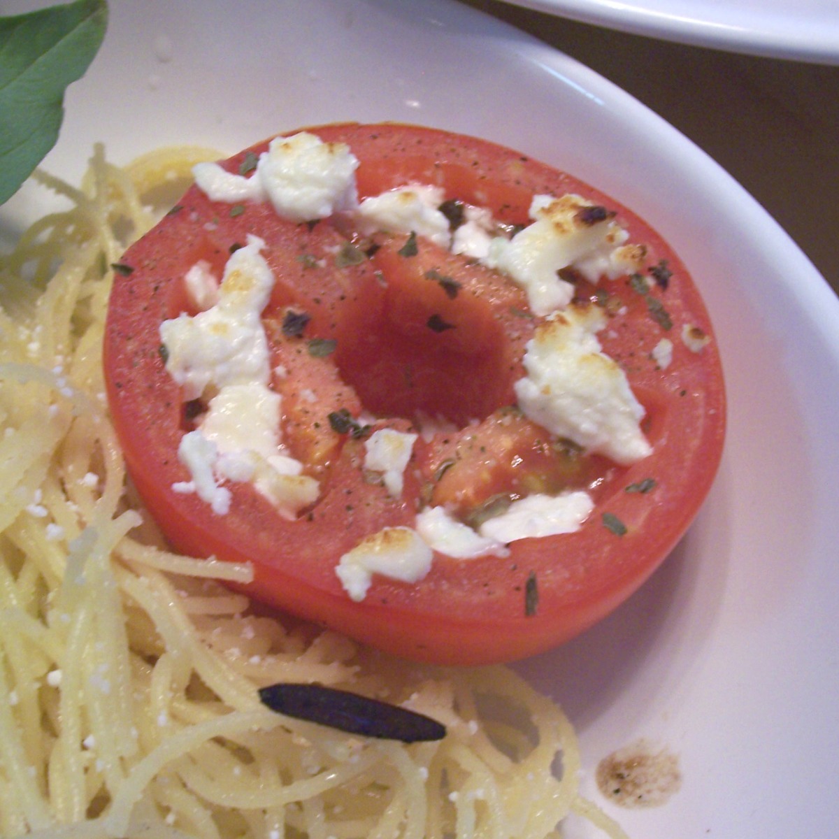 Broiled Tomatoes With Goat Cheese image