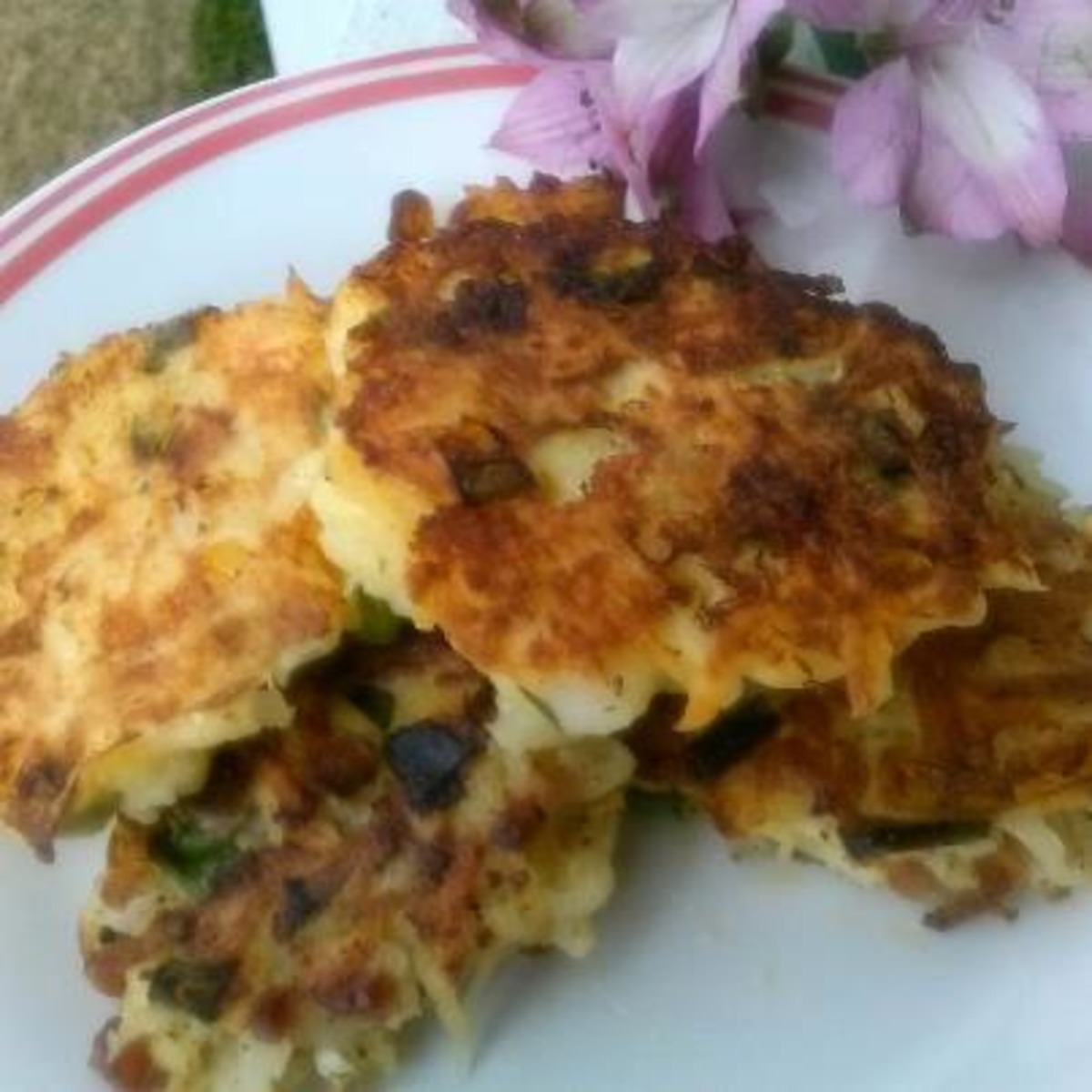 Crab, Prosciutto & Green Onion Potato Cakes! #5FIX image