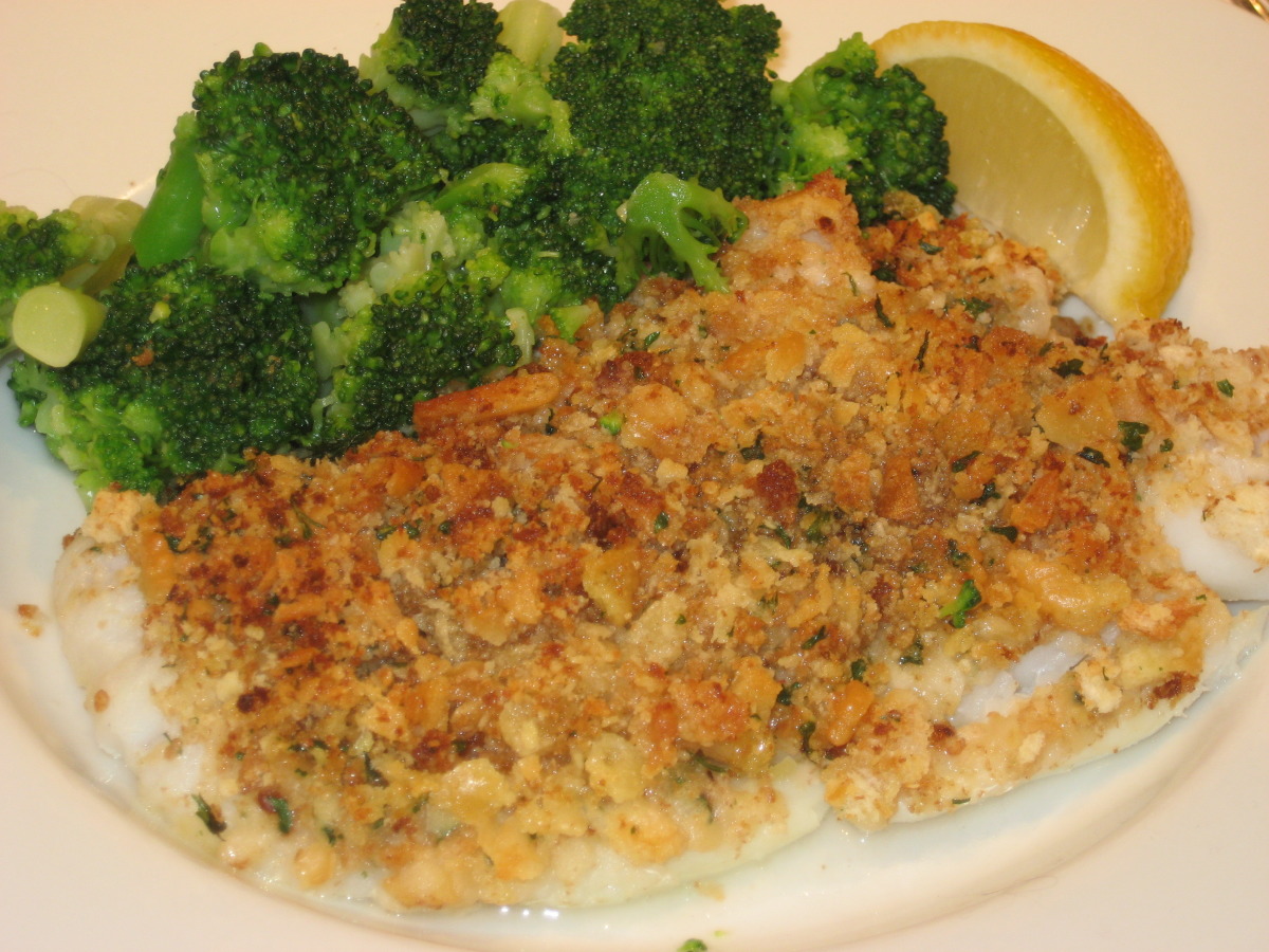 Baked Haddock With Crumb Topping Recipe