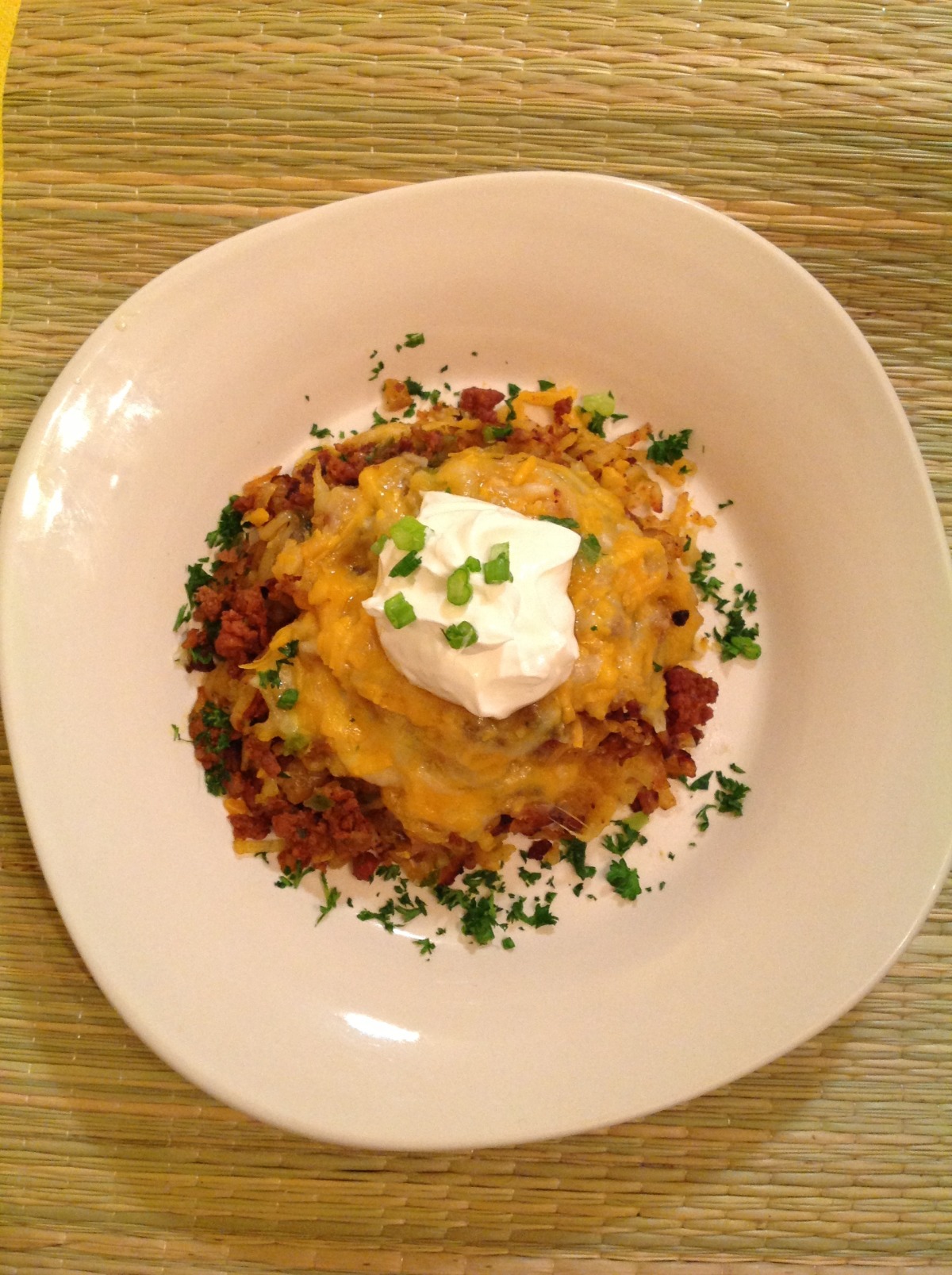 Chorizo Smothered Potatoes #5FIX