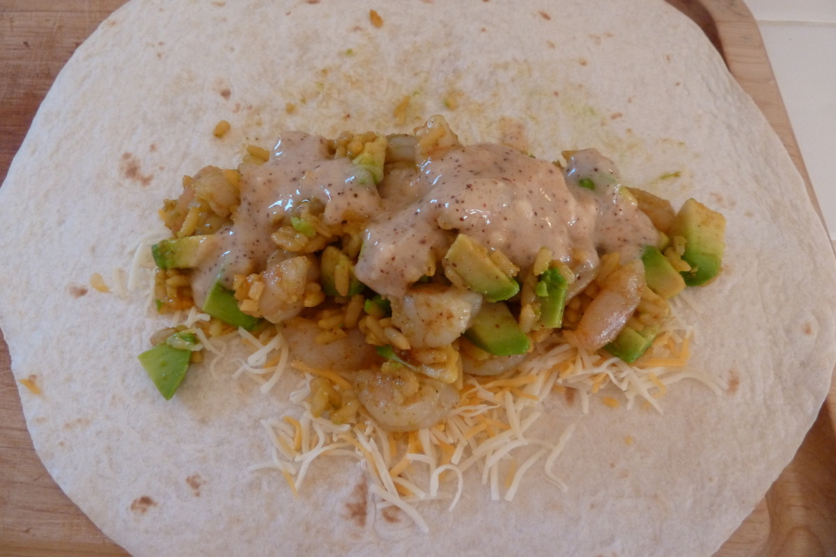 Chili-Lime Shrimp Burritos