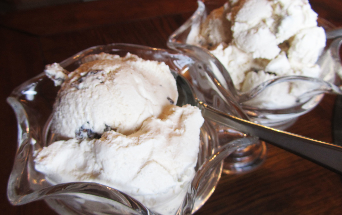 Rum and Raisin Ice Cream With a 'Twist Recipe