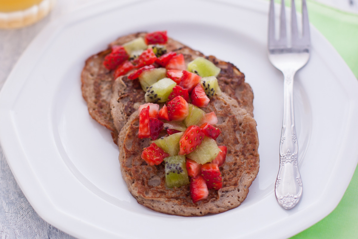 2 Ingredients (Eggs &amp; Banana) Pancakes-image