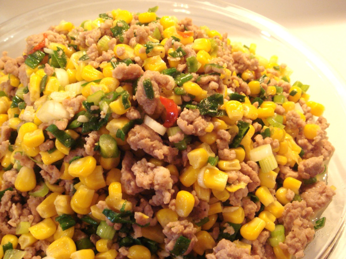 StirFry Ground Pork With Corn Recipe
