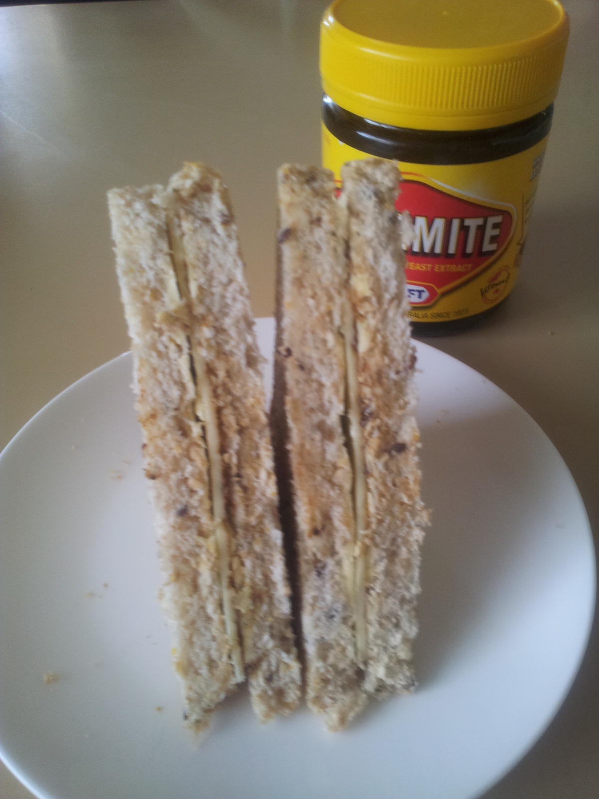 Vegemite Sandwich Tradional (Veggie Sanger) Recipe
