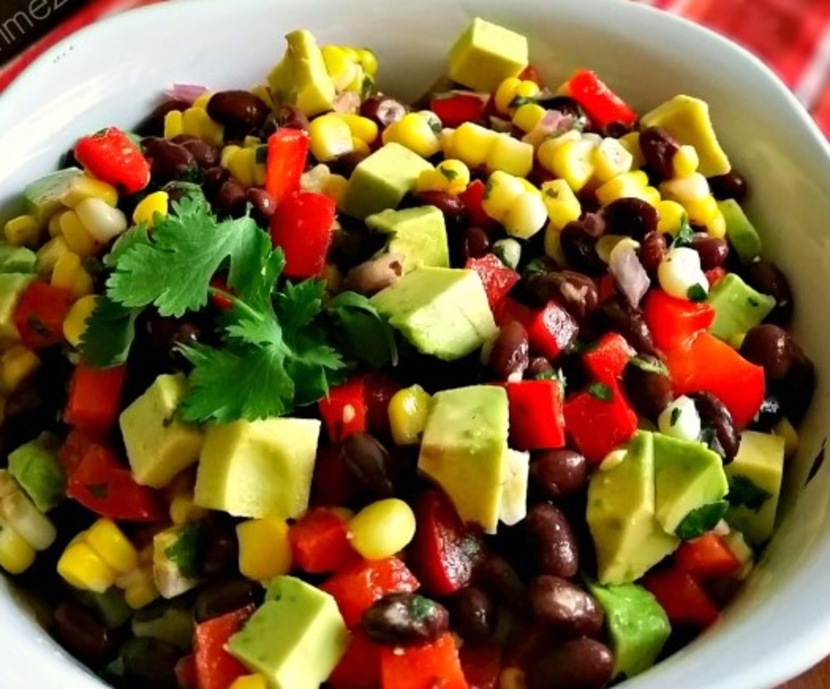 Black Bean Salad With Lime-Cilantro Vinaigrette_image