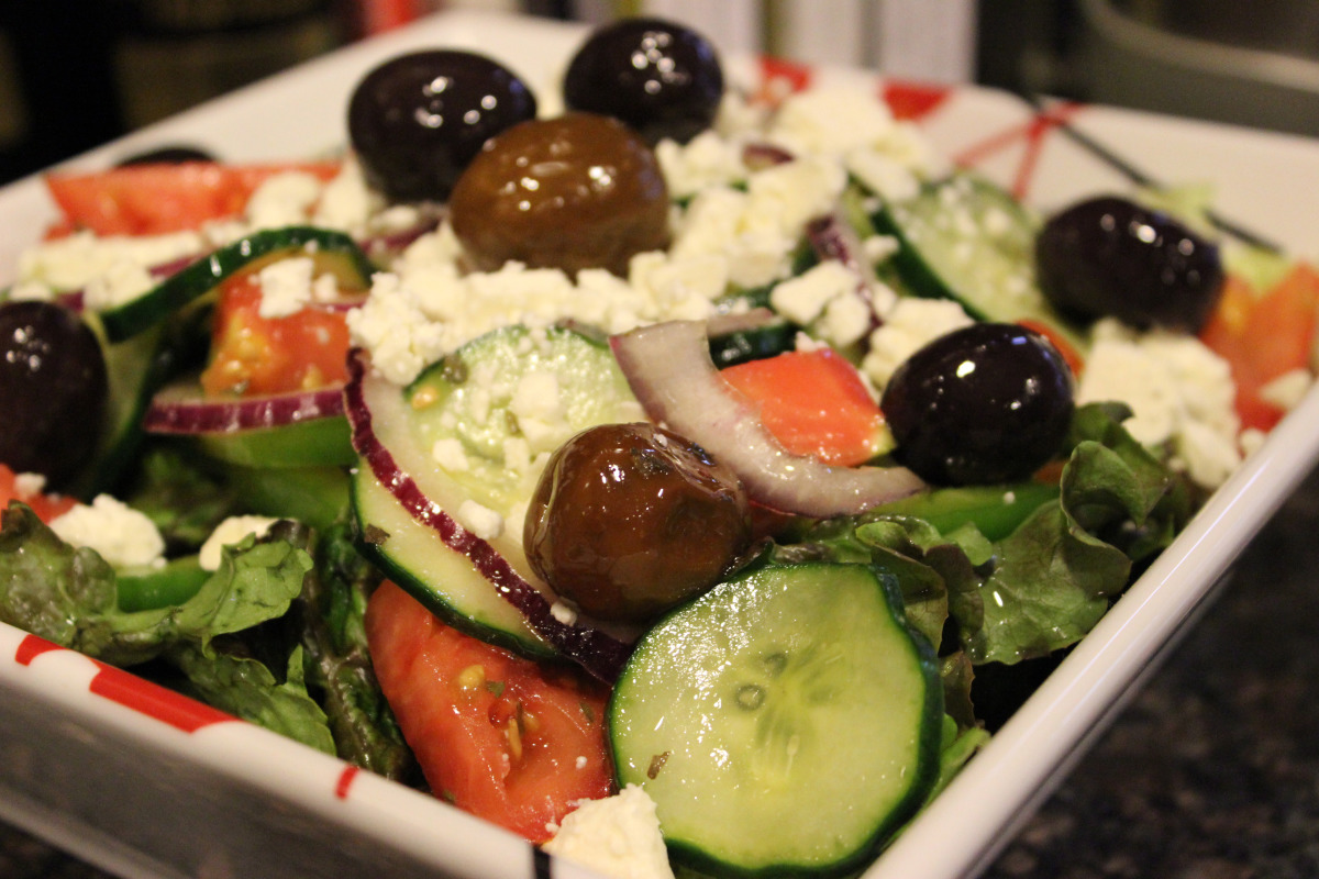 Horiatiki Salata Greek Salad Recipe Food Com