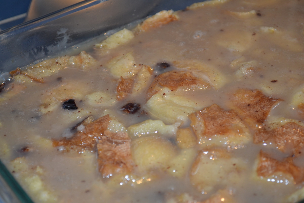 Cajun Bread Pudding With Whiskey Vanilla Sauce! image