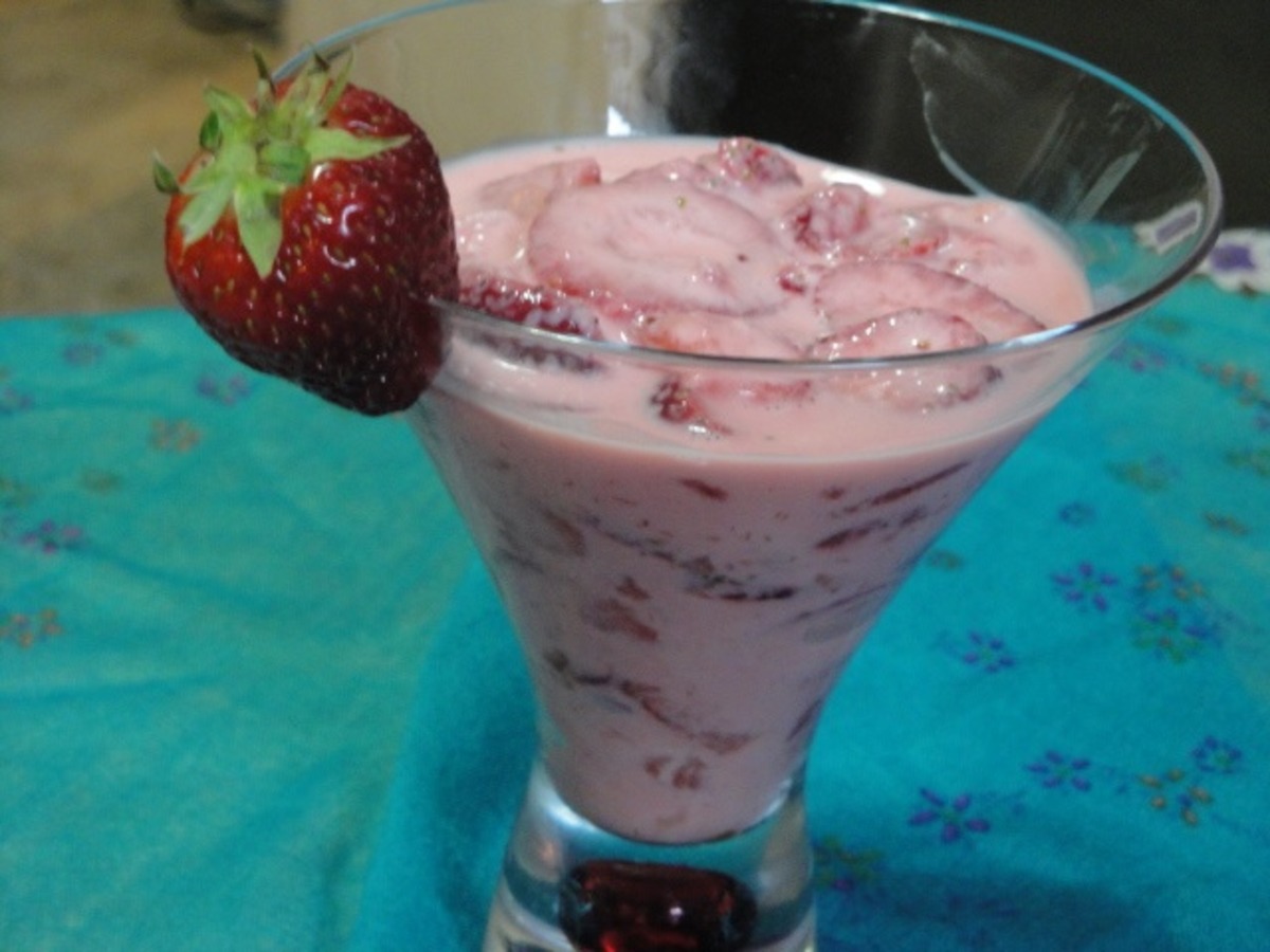 Fresh Strawberries With Yogurt (Easy Moroccan Dessert) image