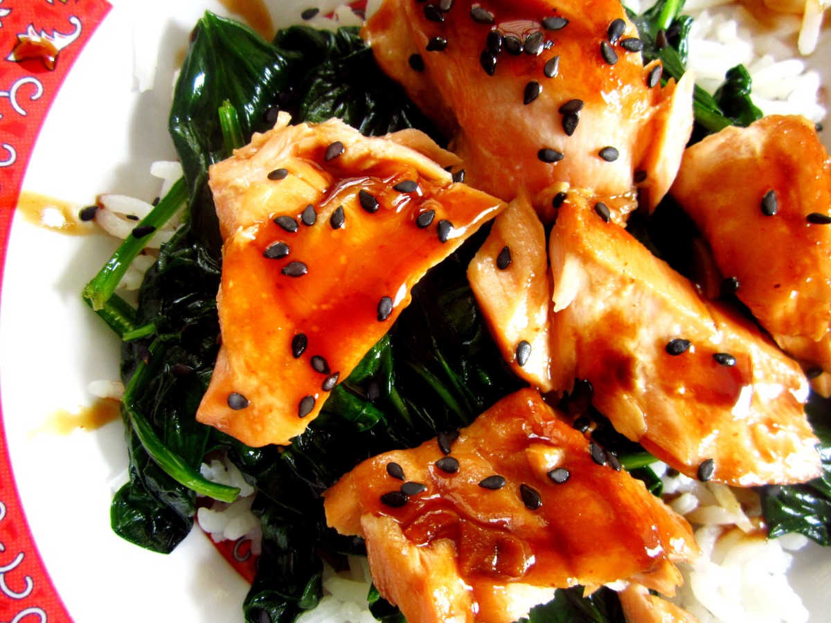 Asian Salmon Bowl With Lime Drizzle_image