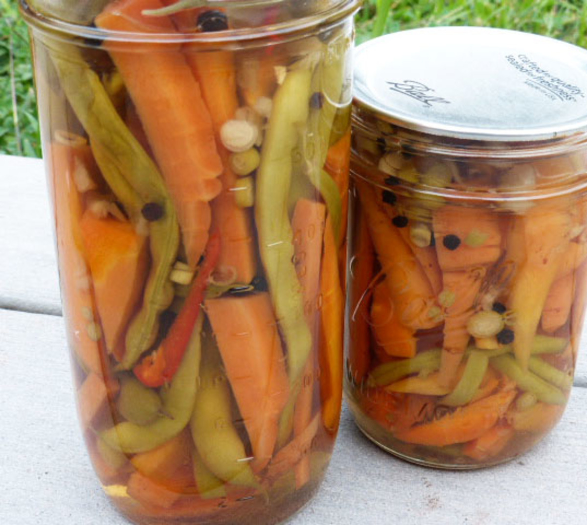 Asian Pickled Green Beans And Carrot Sticks Recipe Food Com