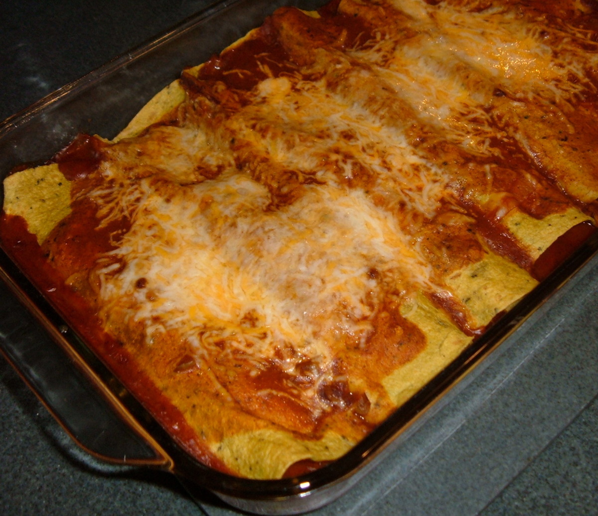 Easy Veggie Enchiladas With Quick Sauce