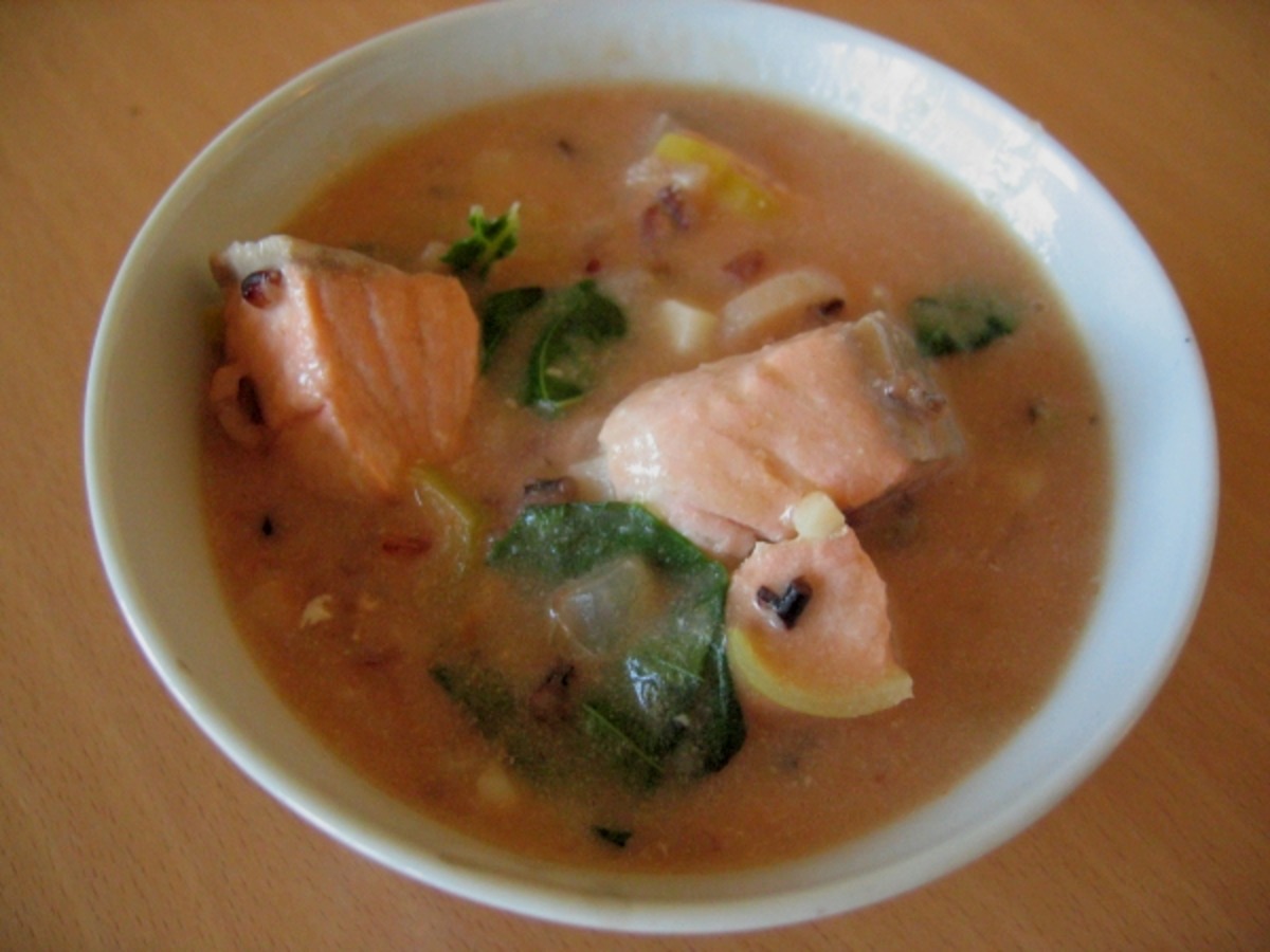 Salmon and Wild Rice Chowder_image