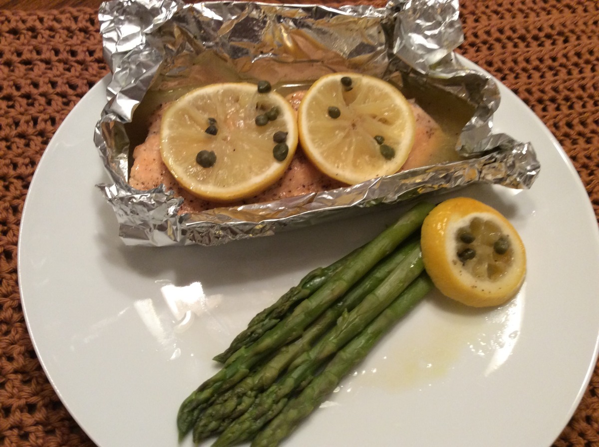 Baked Salmon With Lemon and Capers_image