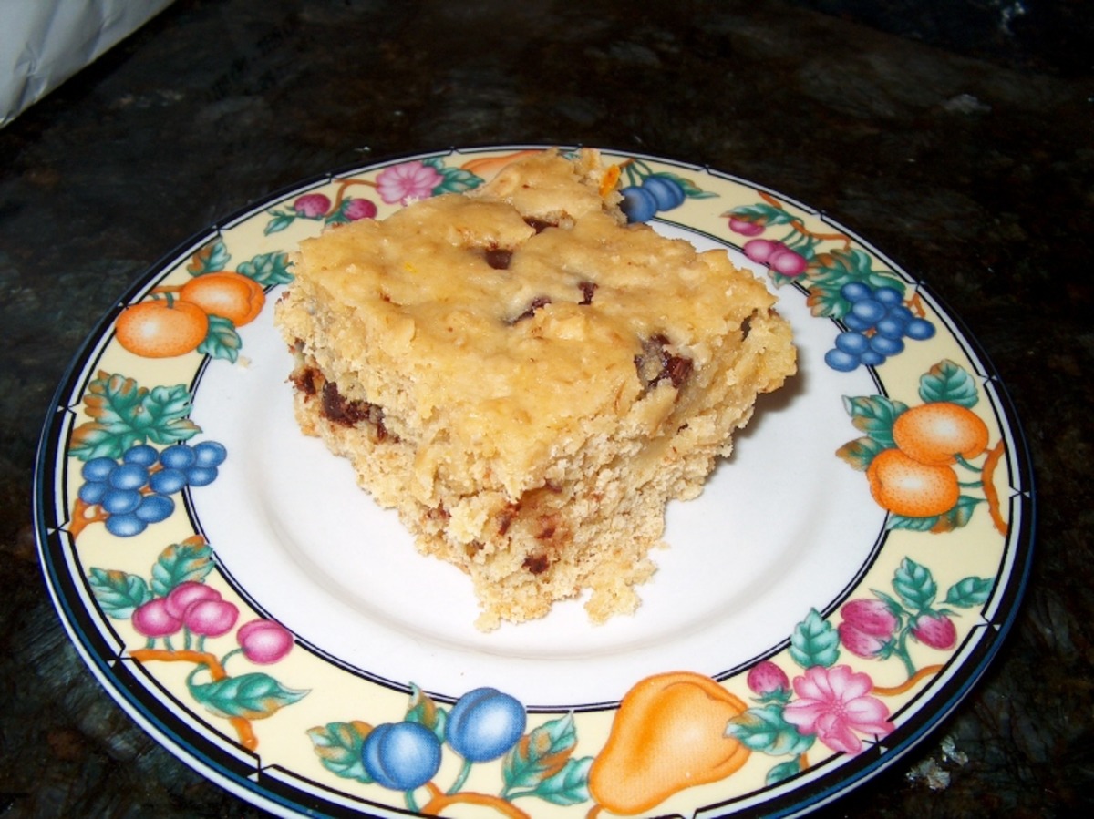 Glazed Oatmeal Brownies