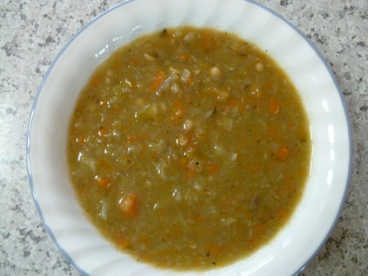Carrot, Bean and Cabbage Soup_image