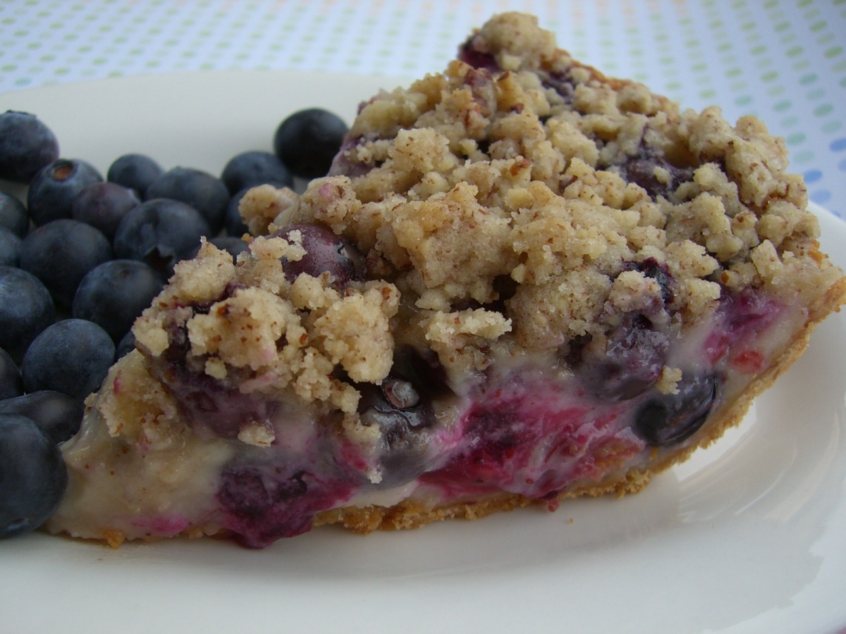 Blueberry Sour Cream Pie_image