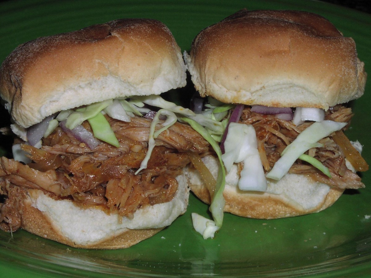 Pulled Pork Sandwiches WW and Crock Pot