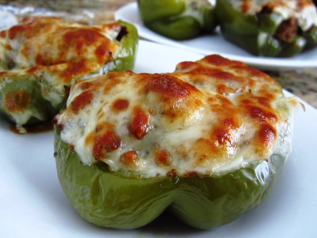 Philly Cheesesteak Stuffed Peppers image