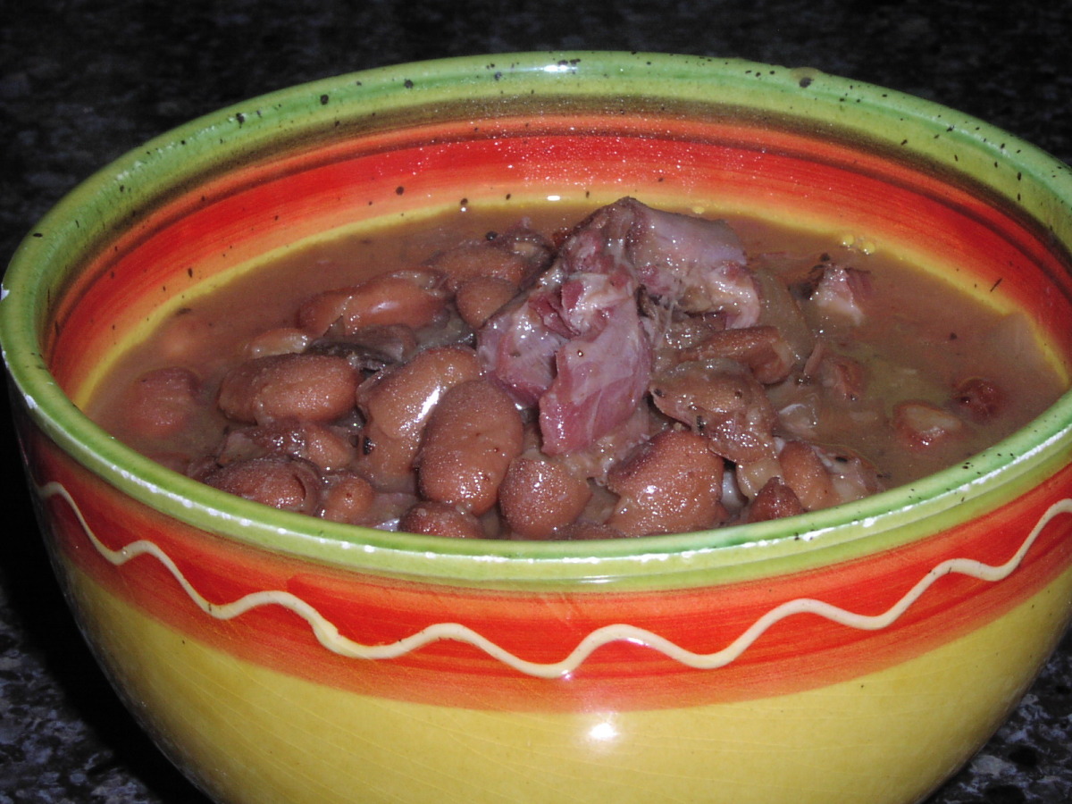 Crockpot Pinto Beans and Ham Recipe