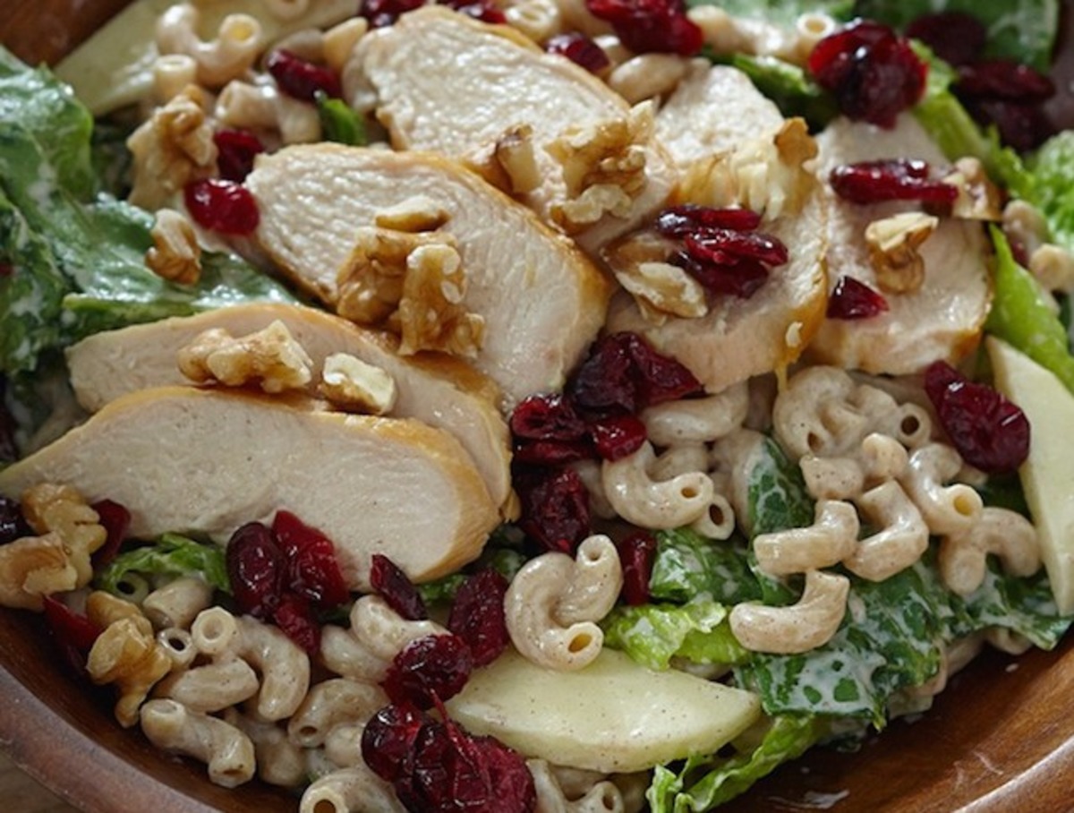 Autumn Chicken Walnut And Apple Romaine Salad Recipe Food Com