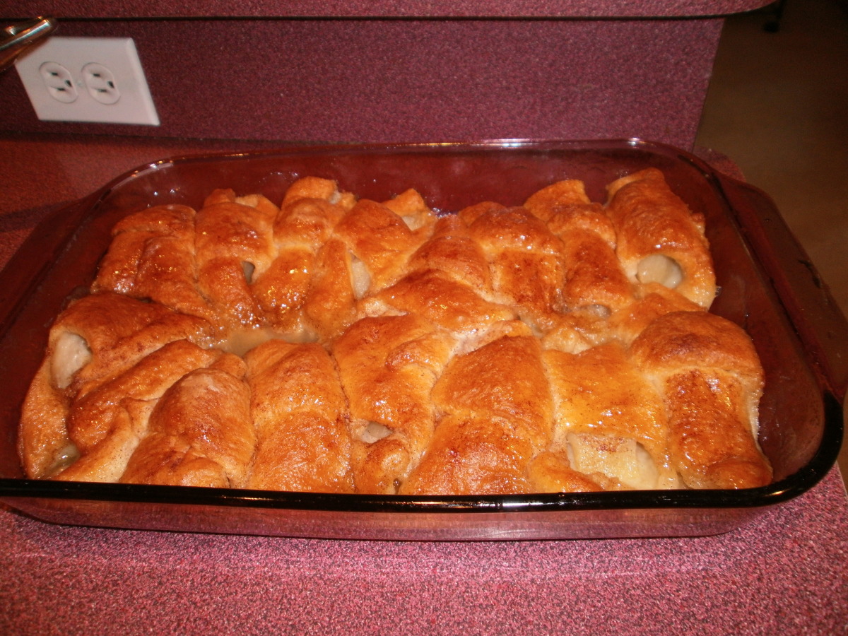 No-Knead Apple Dumplings