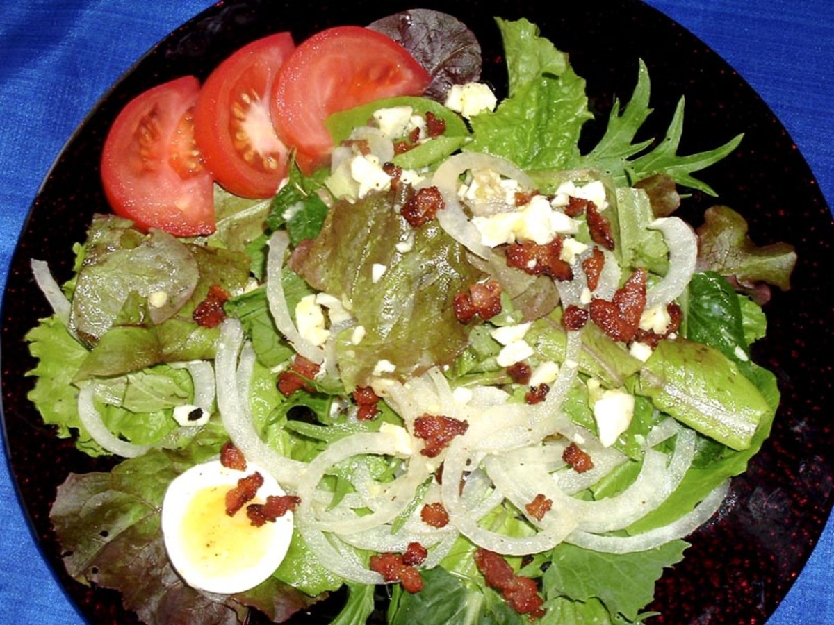Wilted Lettuce Salad image